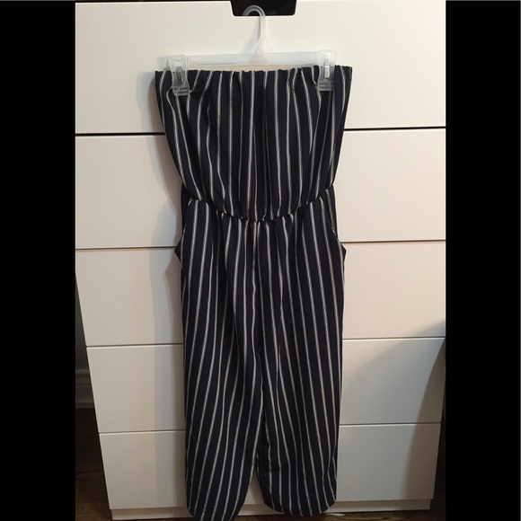 Navy blue striped jumper - Picture 1 of 1
